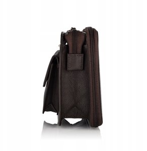 Klasyczna saszetka męska ze skóry z organizerem Paolo Peruzzi T-26-BR 2