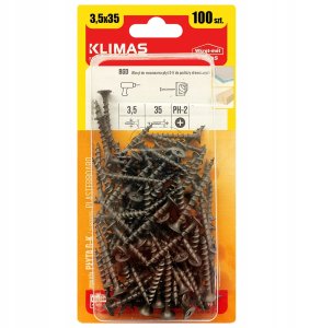 WKRĘTY DO PŁYT KARTONOWO-GIPSOWYCH BGD-35035*P100 KLIMAS 13