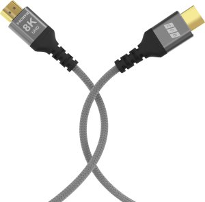 EFB Elektronik HDMI-21-00001 kabel HDMI 0,5 m HDMI Typu A (Standard) Czarny, Szary 3