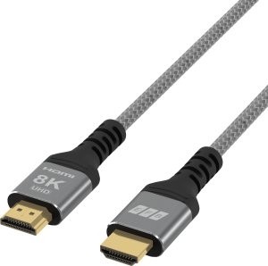 EFB Elektronik HDMI-21-00001 kabel HDMI 0,5 m HDMI Typu A (Standard) Czarny, Szary 4