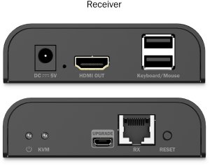 Przełącznik Digitus HDMI IP KVM Extender Set, 4K/60Hz 4