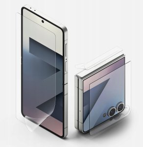 ZESTAW OCHRONNY RINGKE 3-IN-1 PROTECTOR PRO GALAXY Z FLIP 7 CLEAR 2