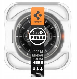 SZKŁO HARTOWANE SPIGEN GLAS.TR ”EZ-FIT” 2-PACK GALAXY WATCH 8 CLASSIC (46 MM) CLEAR 4