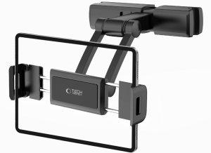 Uchwyt samochodowy do smartfona tabletu na zagłówek V2 - czarny Uchwyt samochodowy do smartfona tabletu na zagłówek V2 - czarny 2