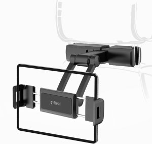 Uchwyt samochodowy do smartfona tabletu na zagłówek V2 - czarny Uchwyt samochodowy do smartfona tabletu na zagłówek V2 - czarny 3