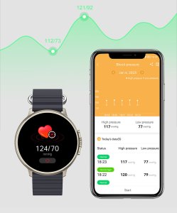 Zegarek męski SMARTWATCH czarny ultra 7