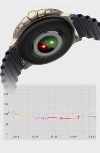 Zegarek męski SMARTWATCH czarny ultra 8