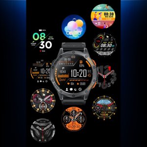 SMARTWATCH MĘSKI GPS MENU POLSKIE WODOODPORNY SPORT ROZMOWY SMART WATCH PL 9
