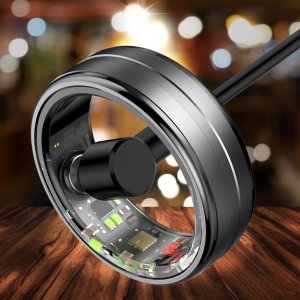 SmartRing Obrączka pierścionek grafitowa R06 S10 ROZMIAR 10 (PL-23) 5