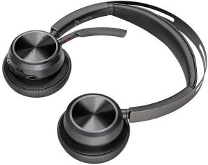 Poly Voyager Focus 2 Wireless Headset, Bluetooth, BT700 USB-C Adapter, USB-C/A Adapter, Black 2