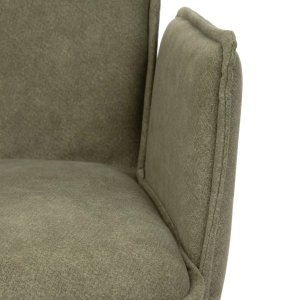Krzesło z podłokietnikami LUGRO obrotowe zielone HOMLA 6