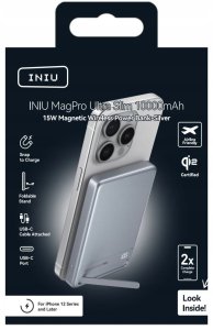 Iniu MagPro Slim 10K srebrny 4
