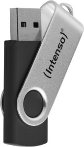 Intenso USB 256GB OFFICE LINE 3.2 Gen1 Silver-Black pamięć USB USB Typu-A 3.2 Gen 1 (3.1 Gen 1) Czarny, Srebrny 16
