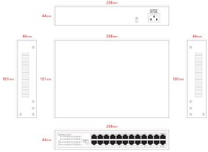Lanview LVN-1U-24PORT-1G bez kategorii 2