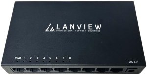 Switch Lanview LVN-DESK-8PORT-1G bez kategorii 3