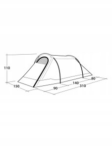 Outwell Tent | Earth 2 | 2 person(s) | Green 2