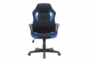 Fotel obrotowy DAKAR czarny/niebieski gamingowy 4