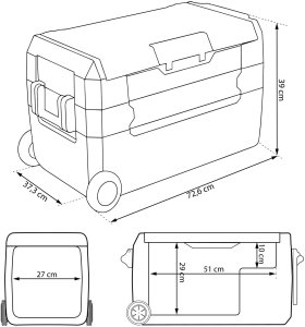 Lodówka turystyczna Berdsen Icemax 400 32 l 6