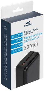 POWER BANK USB 30000MAH/VA2103 RIVACASE 38