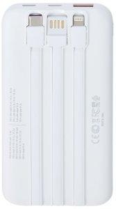 POWER BANK USB 10000MAH/VA2211 WHITE RIVACASE 18