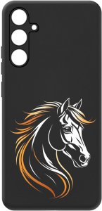 ETUI do Samsung A35 5G WZORY | SILIKONOWE MATT CASE + SZKŁO HARTOWANE 9H 3