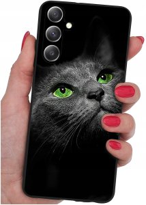 ETUI do Samsung A35 5G WZORY | SILIKONOWE MATT CASE + SZKŁO HARTOWANE 9H 2