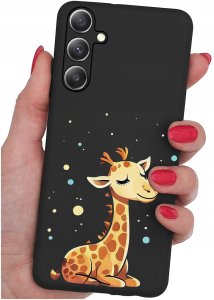 ETUI do Samsung A35 5G WZORY | SILIKONOWE MATT CASE + SZKŁO HARTOWANE 9H 2