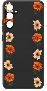 ETUI do Samsung A35 5G WZORY | SILIKONOWE MATT CASE + SZKŁO HARTOWANE 9H 3