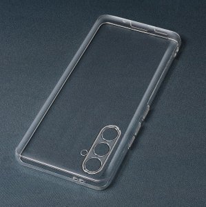 krainaGSM Etui do Samsung Galaxy A35 5G wzmocnione 360 CLEAR + Szkło 9H 6