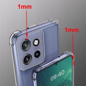 ZESTAW Etui do Motorola EDGE 50 Neo ANTI-SHOCK WZMACNIANE +3 SZTUKI SZKŁO 2