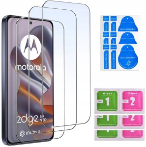 ZESTAW Etui do Motorola EDGE 50 Neo ANTI-SHOCK WZMACNIANE +3 SZTUKI SZKŁO 7