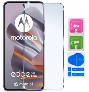 Etui do Motorola EDGE 50 Neo ANTI-SHOCK CLEAR CASE + Szkło OCHRONNE 9H 7