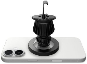 UCHWYT SAMOCHODOWY MAGSAFE SPIGEN DO TELEFONU, na Kratkę, na Deskę, Srebrny 4