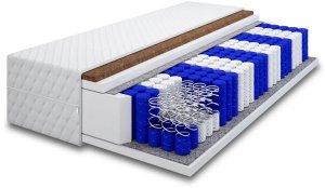 Łóżko młodzieżowe SORA 2 120x200 jasne szare z tapicerowanym panelem i szufladą MKPOL 6