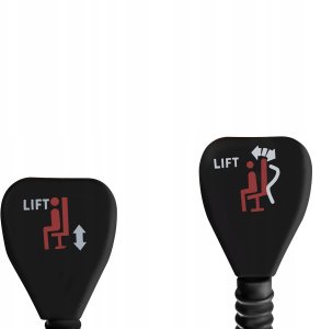 Krzesło biurowe Malatec Fotel biurowy z podnóżkiem- czarny 26195 17