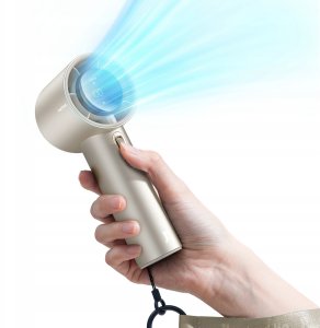 Mini dmuchawa Jisulife Handheld Fan Pro1 S FA53PRO przenośny wiatraczek wentylator USB - jasnobrązowy 3