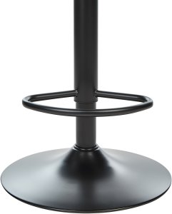 Zestaw 2 krzeseł barowych DUBROVNIK Welur Obrotowy Szmaragdowy 9