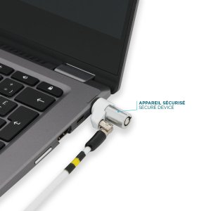 Mobilis 001325 zapięcie do kabli Biały 1,8 m 10