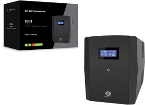 Conceptronic ZEUS03G zasilacz UPS Technologia line-interactive 1,2 kVA 720 W 4 x gniazdo sieciowe 5