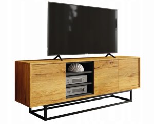 Szafka RTV 150cm Loft ONE FURNITURE - Laminat Dębowy 6