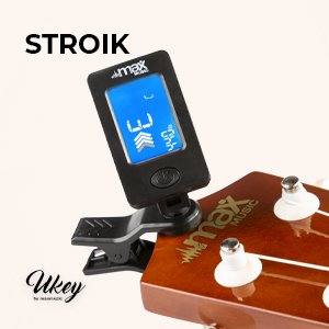 Zestaw: Ukulele sopranowe Max UKEY brązowe+ tuner dwie kostki struny pokrowiec one size 16