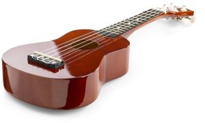 Zestaw: Ukulele sopranowe Max UKEY brązowe+ tuner dwie kostki struny pokrowiec one size 6