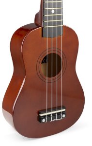 Zestaw: Ukulele sopranowe Max UKEY brązowe+ tuner dwie kostki struny pokrowiec one size 7