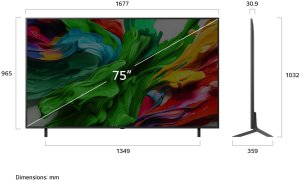 Telewizor LG 75QNED85A6C QNED 75'' 4K Ultra HD WebOS 25 5