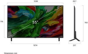 Telewizor LG 55QNED85A6C QNED 55'' 4K Ultra HD WebOS 25 5