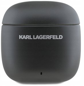 Słuchawki Karl Lagerfeld Bezprzewodowe słuchawki dokanałowe Metal Printed Logo TWS ANC/ENC Bluetooth 5.4 (czarne) 3