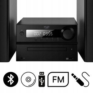 Wieża HI-FI z Bluetooth, CD, USB i radiem FM 4