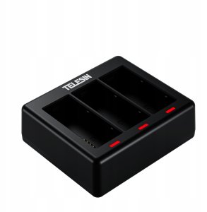 Ładowarka Usb + 2x Akumulator Bateria Do Gopro Hero 13 Black / Telesin / S0-ecb-07-tgp 4
