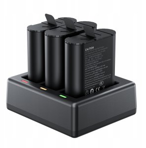 Ładowarka Usb + 2x Akumulator Bateria Do Gopro Hero 13 Black / Telesin / S0-ecb-07-tgp 6