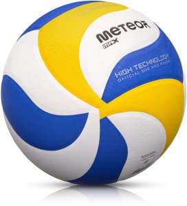 Piłka siatkowa Meteor Max 2000 niebieski/żółty/biały Uniwersalny 2